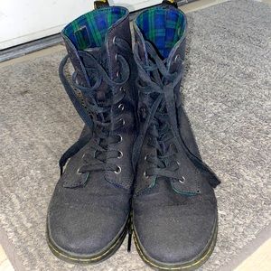Black Canvas Dr Martens